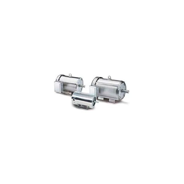Leeson Motors 3-Phase Washguard Duty Motor 1HP, 3450RPM, 56C, TENV, 230/460V, 60HZ, 1.15SF, C Face 117281 - main